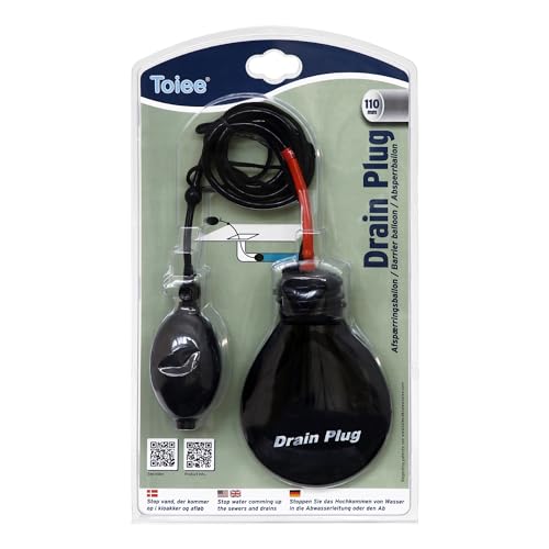 Toiee Drain Plug 110Mm). Con Una Toiee Drain Plug (Palloncino Di Intercettazione) Si Può Facilmente Chiudere Il Tubo Di Scarico Dell'Appartamento Con