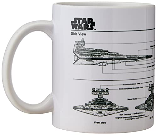 Star Wars Star Destroyer Sketch Unisex Tazza Standard Ceramica