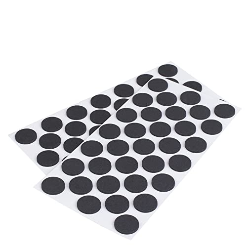 Loumaxx Gommini Per Sedie Adesivi | 66 X Gommini Antiscivolo Per Mobili, Colore Nero, Rotondi Ø 24 Mm | Feltrini Con Tenuta Extra Forte.
