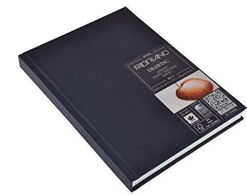 Fabriano Blocco Drawing Book Cucito Ritratto 14,8X21 160 Gr 60 Fogli Grana Naturale