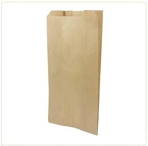 Virsus 500 Sacchetti Di Carta Per Alimenti Sacchetti Avana Carta Kraft Misura 22X44 Cm Per Pane Dolci Buste Di Carta Per Alimenti