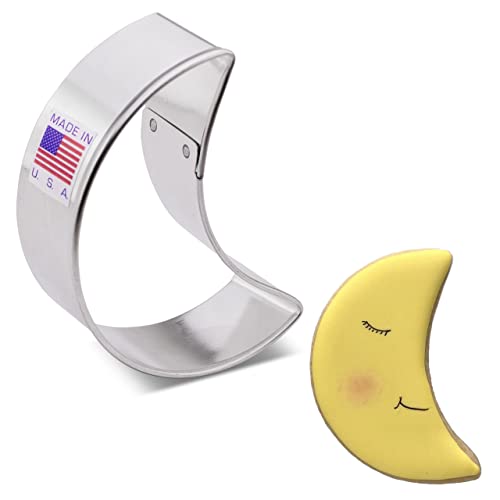 Formina Per Biscotti Stampo A Forma Di Luna Crescente 7,6 Cm, Prodotto Negli Stati Uniti Da Ann Clark