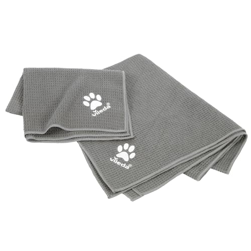 Vileda Panno Per Animali Pet Pro Tg. Xl | Panno In Microfibra | Assorbe E Asciuga Rapidamente | Adatto A Cani E Gatti | Struttura A Nido D’Ape | Super