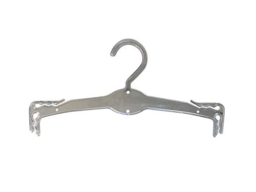 Kiroplast 50 Grucce Intimo Appendino Trasparente Plastica Stampelle Intimo Grucce In Plastica Ometti Reggiseni Mutande 27Cm