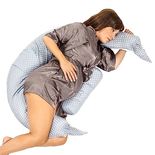Koala Babycare Cuscino Gravidanza E Allattamento Neonato Sfoderabile - Dispositivo Medico Certificato - Ipoallergenico Ed Ergonomico - Federa Esterna