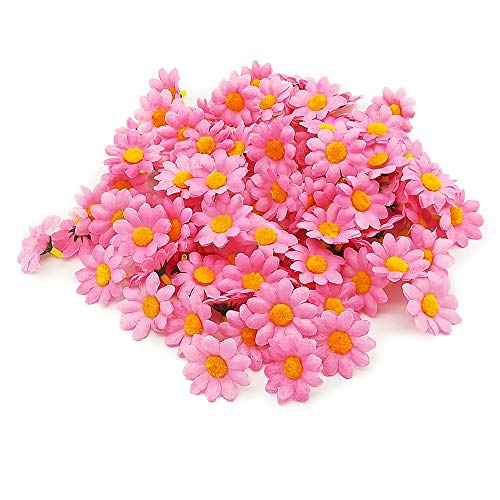 Fiori Margherite 100 Pezzi Fiori Finti Bomboniere Fiore Artificiale Corolla In Seta Per Pasqua Tavola Cofano Matrimonio Festa Cerimonia Decorazione 38