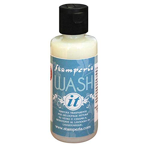 Stamperia Finitura Water Resistent Wash 80 Ml, Multicolore, 3.6Cmx11Cm