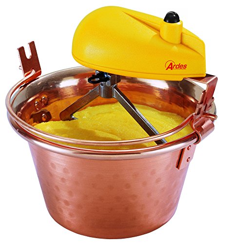 Ardes Ar2460 Paiolo Elettrico In Rame Per Polenta E Marmellata Porzioni Per 4/7 Persone, Ø 26 Cm