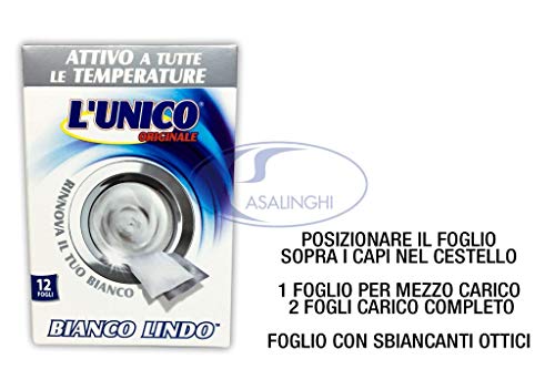 Montrasio Italia Srl Bianco Lindo Set 12 Fogli Sbiancanti Ottici