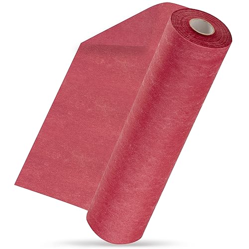 100%Mosel Runner Da Tavola In Pile, In Rosso (30 Cm X 25 M), Runner Decorativo Da Tavola, Elegante Decorazione Da Tavola Per Compleanni & Matrimoni