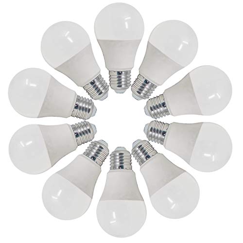 Zone Led Lampadina A Led E27, 11 Watt, 1055 Lumen, E27, Luce Bianca Calda, 2700 Kelvin, Sostituisce 75 Watt, A60, 200°, Lampadine A Risparmio Energeti