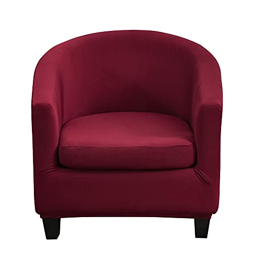 Chnshome Copripoltrona 1 Posto Copripoltrona Chesterfield 2 Pezzi Elasticizzato Copripoltrona Club Fodere Per Sedie Da Tullsta Cocktail