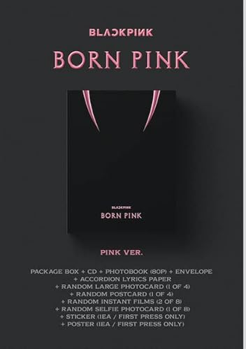 Blackpink 2Nd Album - Born Pink [Pink Ver.] _Package Box Set_Bonus (Referring To The Bullet Point)