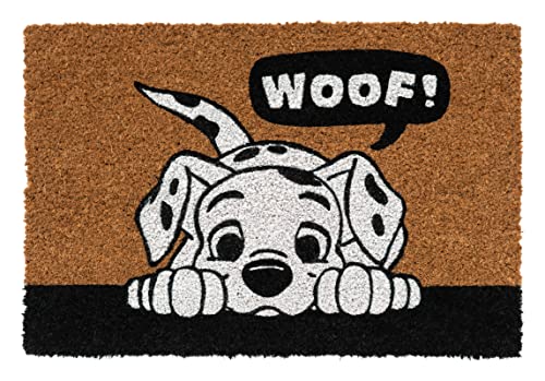Grupo Erik, Zerbino Disney La Carica Dei 101 - Zerbino Ingresso Fabbricato Con Una Base In Pvc Antiscivolo, 40X60 Cm