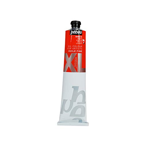 Pebeo Fine Studio Xl Colore Ad Olio Per Pittura, Rosso (Vivido), 200 Ml