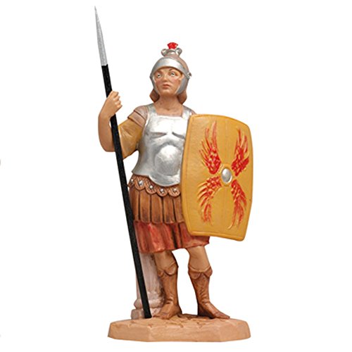 Fontanini Statuine Presepe: Soldato Con Scudo E Lancia 12 Cm 158
