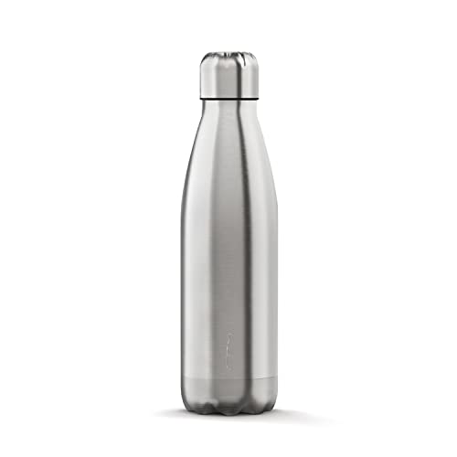 The Steel Bottle - Bottiglia Termica In Acciaio Inox, Isolamento Sottovuoto A Doppia Parete, Capacità 500 Ml, Chiusura Ermetica, Borraccia Portatile (