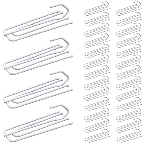 Gkongu 30 Pezzi Ganci Per Tende In Metallo,Ganci Per Tende Per Uso Intensivo Per Tende A Soffietto, Tende Per Porte, Tende Per Finestre