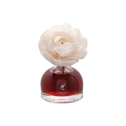 Diffusore Di Essenza Profumata Per Ambiente Con Fiore - 100Ml (Sandalo Nobile)