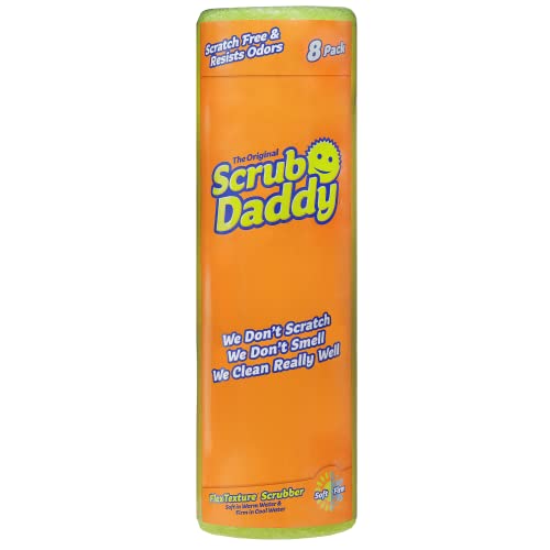 Scrub Daddy Originale Spugna Piatti Lavabile, Spugne Cucina E Bagno, Non Graffia Prodotti Per La Pulizia Della Casa, Design Morbido E Compatto Flextex
