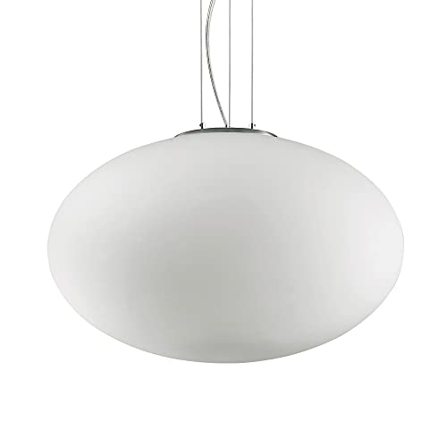Ideal Lux Candy Sp1 D40 Lampada A Sospensione E27, Bianco