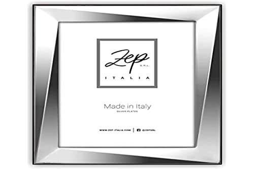 Zep Srl Cornice Positano Da Tavolo In Silver Plated Per Foto 13X18, Posizionabile Orizzontalmente. Placcata Argento. Made In Italy