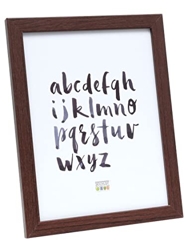 Deknudt Frames S44Ch4-20.0X30.0 - Portafoto Basic In Legno E Mdf, Sottile, 20 X 30 Cm, Colore: Marrone Scuro, Brown