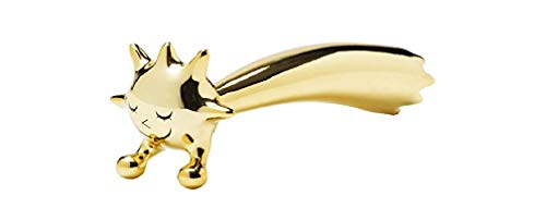Alessi Amgi25 Statuine Natalizie, Vetro, Giallo, 8.5 X 0.24 X 5.5 Cm