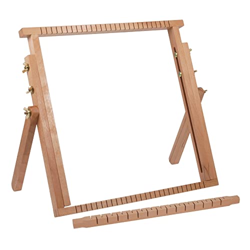 Milward - Telaio Da Tessitura Estensibile. In Legno Di Faggio, 40 X 40 – 61 Cm., Legno, 40X40-61Cm