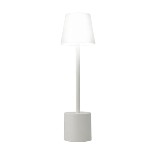 Pyramidea Lampada Acrilica Da Tavolo Senza Fili Ricaricabile Con Presa Usb, 3 Luci Led Diversa Intensità Lrp09Ac