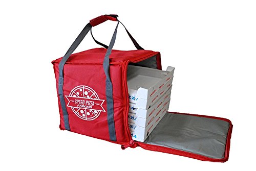 Lgv Zaino Borsa Termica Portapizza Porta Pizza Da Asporto Chiusura A Zip Rosso