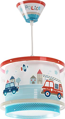 Dalber - Hanging Lamp Police - 60612, Led, Plastica, Blu