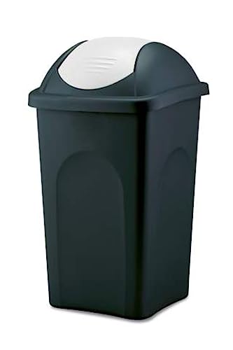 Stefanplast Bascula Multipat 30Lt Nero/Bianco, Come Da Foto