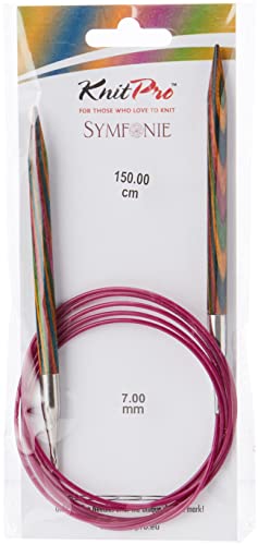 Knitpro Symfonie - Ferri Circolari 150 Cm X 7 Mm, Colore: Multicolore