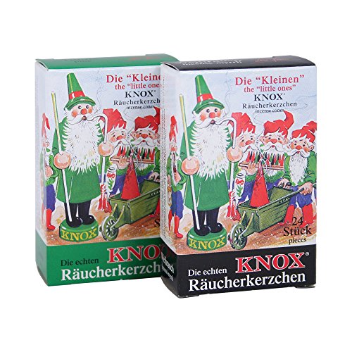 Knox Coni Di Incenso Set Di 2 "Il Piccolo - Pino & Frankinscenes-Mirra"