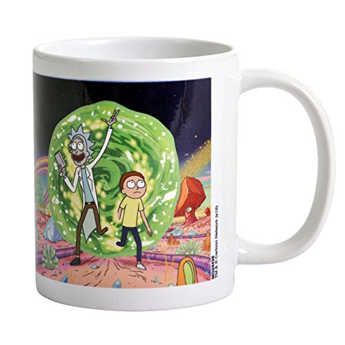 Pyramid International Portal Mug Rick & Morty, Tazza Di Ceramica, Colorata, Multicolore, 1 Unità (Confezione Da 1)