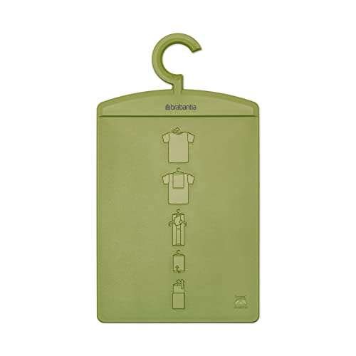 Brabantia - Piegacamicie - Supporto Per Piegare Abiti - Supporto Per Magliette E Maglioni Con Gancio Per Appenderlo - Accessorio Per Guardaroba - Calm