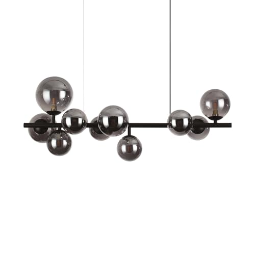 Perlage Sp10 Nero Sospensione Ideal Lux