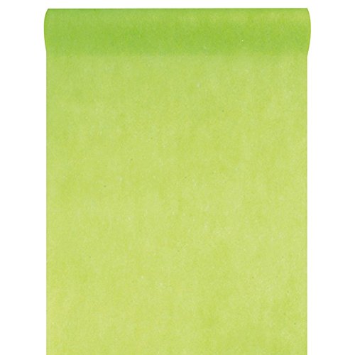 Santex - Runner Decorativo In Tessuto Non Tessuto, Per Tavolo, 0,3 X 10 M, Fibra Sintetica, Verde, 10 M X 30 Cm