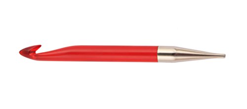 Knit Pro Trendz: Uncinetto Afgano/Tunisino Con Estremità Singola: 12.00 Mm, Rosso, 12 Mm