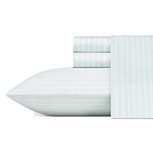 Laura Ashley Home | Set Lenzuola In Rasatello – 100% Cotone, Liscio E Luminoso, Biancheria Da Letto Con Motivo A Righe