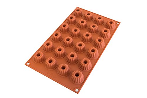 Silikomart - Sf232 Mini Gugelhopf - Stampo In Silicone H35Mm, Ø20Mm