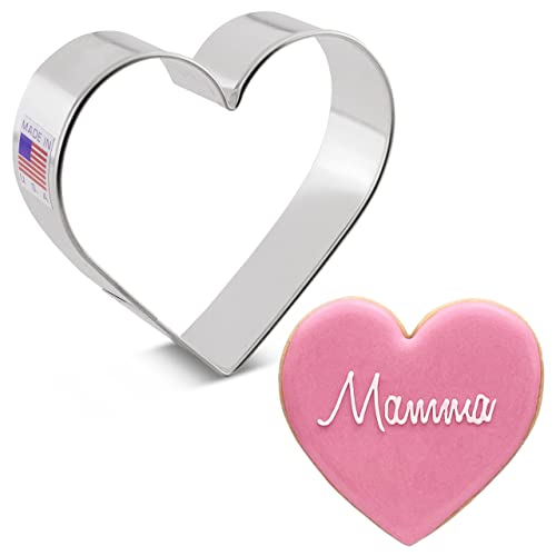 Formina Per Biscotti Stampo A Forma Di San Valentino, Festa Della Mamma, Amore Cuore 8,3 Cm, Prodotto Negli Stati Uniti Da Ann Clark