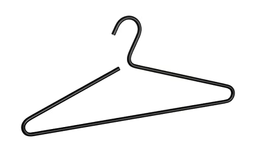 Wenko Lux - Gruccia, Misure: 42 X 19 X 0,8 Cm Alluminio Nero