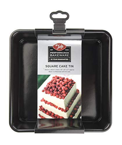 Tala Performance Quadrata Per Torta, Black, 20 Cm
