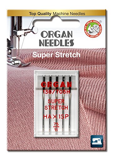 Organ Needles 5435075Bl Aghi Per Macchina, Argento, 75/11 Größe