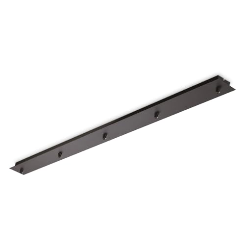 Ideal Lux Rosone Lineare 5 Luci Nero Lampada 285702