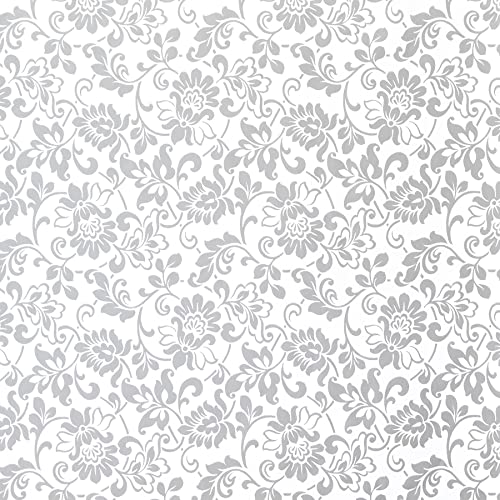 Fablon, Plastica Adesiva Heritage 45 Cm X 2 M, Argento