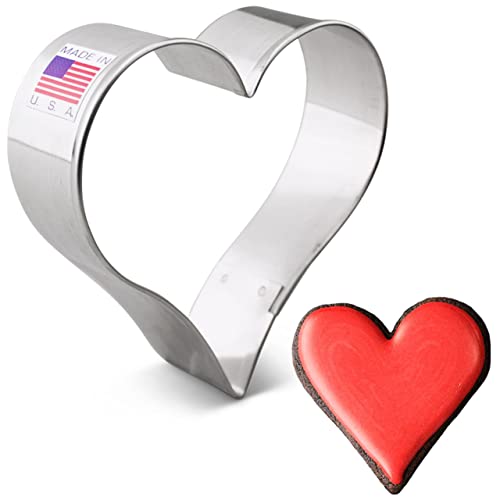 Formina Per Biscotti Stampo A Forma Di San Valentino Amore Cuore 8,9 Cm, Prodotto Negli Stati Uniti Da Ann Clark
