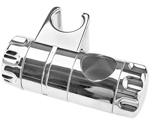 The Lord Of The Tools - Supporto Per Soffione Doccia Da 25 Mm, Cromato Regolabile Con Staffa Per Soffione Doccia A Parete